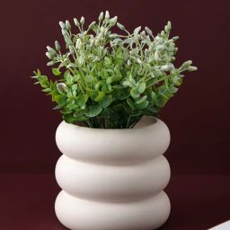White Ceramic Planter by Tayhaa-picture-19