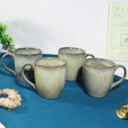 Porcelain Ceramic Cup Set of 4-200ml Tea cup set-image-36