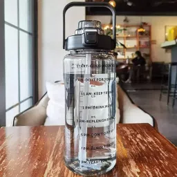 Leakproof Unbreabale BPA Free Travel & Gym Big Water Bottle 2000 ml Sipper-13