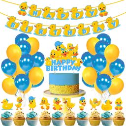 Baby Duck Theme Party Decorations,Birthday Party Supplies for Kids Birthday-image-48