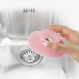 2 in 1 Silicone Sewer Sink Sealer Cover Drainer Vessel Sink (MULTICOLOUR) 2 In 1 Sink Drainer (Multicolor) Vessel Sink-image-51