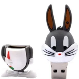 PANKREETI PKT544 Rabbit Bugs Bunny Cartoon Designer 128 GB Pen Drive Compatible with Netbook, Gaming Console, Desktop Computer, Television, Audio Player, Laptop USB 2.0 Rubber Case image 2