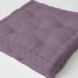 SKANDA FAB Purple Pure Cotton Square-Shaped Floor Cushion-image-54