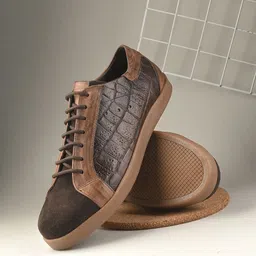 CARLO ROMANO Men Printed Suede Fashion-image-50