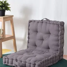 BLANC9 Set Of 2 Grey Square Floor Cushion-27