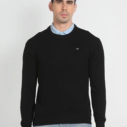 Arrow Sport Round Neck Long Sleeves Pullover Sweater-image-37