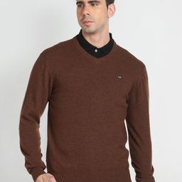 Arrow Sport V-Neck Long Sleeves Pullover-image-77