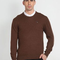 Arrow Sport Round Neck Pullover Sweater-image-68