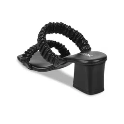 Mochi Black Block Sandals image 3