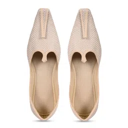 Aristitch Men Woven Design Pointed Toe Mojaris image 5