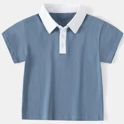 StyleCast Boys Polo Collar Solid T-shirt-image-75