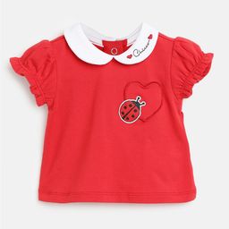 Chicco Girls Printed Peter Pan Collar T-shirt-image-50