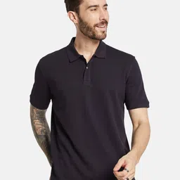 Octave Men Solid Polo Collar T-shirt-picture-46