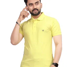 Divra Clothing Polo Collar T-shirt-image-95