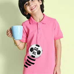 NUSYL Boys Printed Polo Collar T-shirt-image-71