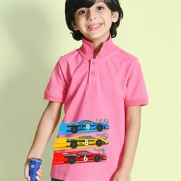 NUSYL Boys Printed Polo Collar T-shirt-picture-15