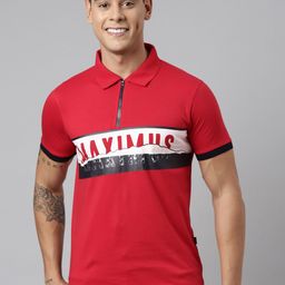 DIXCY SCOTT Printed Polo Collar Short Sleeves Casual T-shirt-image-38