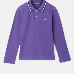 United Colors of Benetton Boys Polo Collar Cotton T-shirt-36