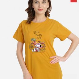 CHOZI Round Neck Pack Of 2 Graphic Printed Cotton T-shirt-image-77