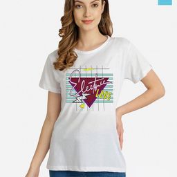 CHOZI  Round Neck Pack of 2 Graphic Printed Cotton T-shirt-image-72