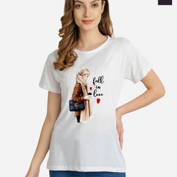 CHOZI Round Neck pack Of 2 Graphic Printed Cotton T-shirt-image-76