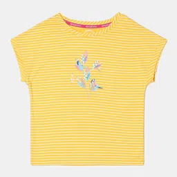 Jockey Girls Super Combed Cotton Printed Relaxed Fit Round Neck Short Sleeve Tshirt - AG47-picture-53