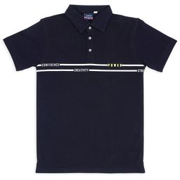 CAVIO Boys Typography Printed Polo Collar Pure Cotton T-shirt-image-77