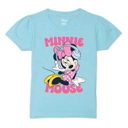 Wear Your Mind Girls Minnie Mouse Printed Pure Cotton T-shirt-image-47