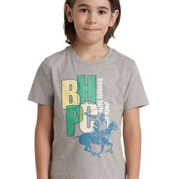 Beverly Hills Polo Club Boys Typography Printed Round Neck Pure Cotton T-shirt-picture-14