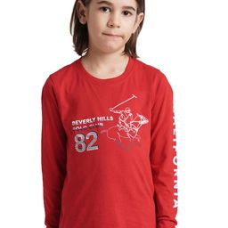 Beverly Hills Polo Club Boys Typography Printed Round Neck Pure Cotton T-shirt-picture-9