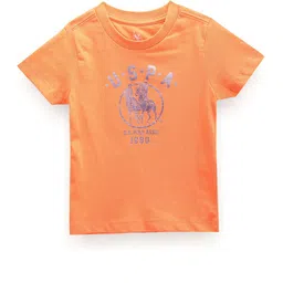 U.S. Polo Assn. Kids Boys Printed Pure Cotton T-shirt-image-23