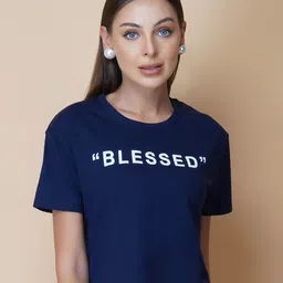 RAASSIO Typography Printed Bio Finish Cotton T-shirt-image-40