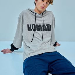 Bewakoof No Mad Printed Hooded Super Loose Fit Sweatshirt-image-12
