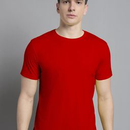 FBAR Round Neck Skin Friendly Pure Cotton T-shirt-image-95