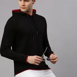 ZEDD Hooded Cotton Pullover Sweatshirt-image-7