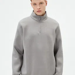 Koton Mock Collar Sweatshirt-image-14