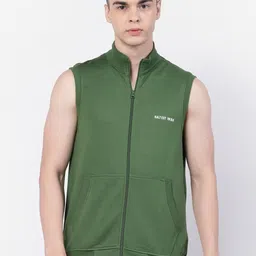 Kalt Mock Neck Front-Open Sweatshirt-picture-6