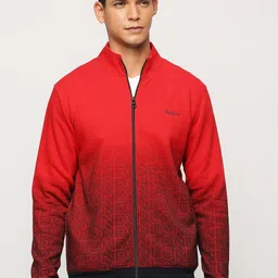 Pepe Jeans Typographic Ombre Printed Front-Open Sweatshirt-image-57