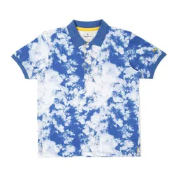Pepe Jeans Boys Dyed Polo Collar Cotton T-shirt-image-58