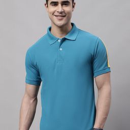 Obaan Polo Collar Slim Fit T-shirt-image-35