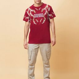 Being Human Men Printed V-Neck T-shirt-picture-1