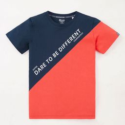 edheads Boys Typography Printed Round Neck Regular Fit Cotton T-shirt-picture-49