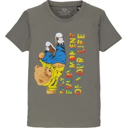 Status Quo Boys Printed Round Neck Short Sleeves Cotton T-shirt-image-75