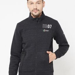 Octave Men Black Printed Sweatshirt-image-47
