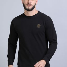 Bushirt Round Neck Long Sleeves Acrylic Pullover-image-27