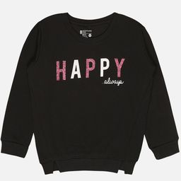 Bodycare Kids Girls Printed Round Neck Fleece Sweatshirt-picture-43