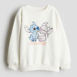 H&M Girls Motif-Detail Sweatshirt-image-86