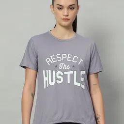 MKH Typography Printed Dri-FIT Relaxed Fit T-shirt-image-29