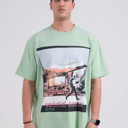 ZERO TOLERANCE Unisex Graphic Printed Round Neck Cotton Relaxed Fit T-shirt-image-27