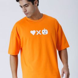 HOUSE OF RS Men Sustainable Printed Raw Edge T-shirt-image-12